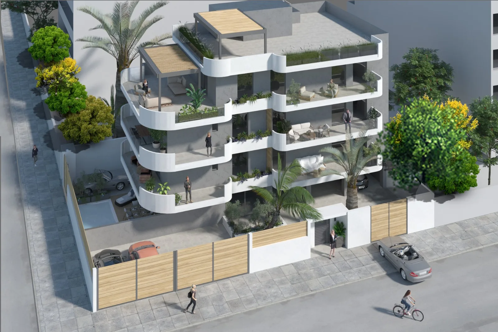Agiou Trifonos, Glyfada — Denize Kısa Yürüme Mesafesinde Altı Konut — 4