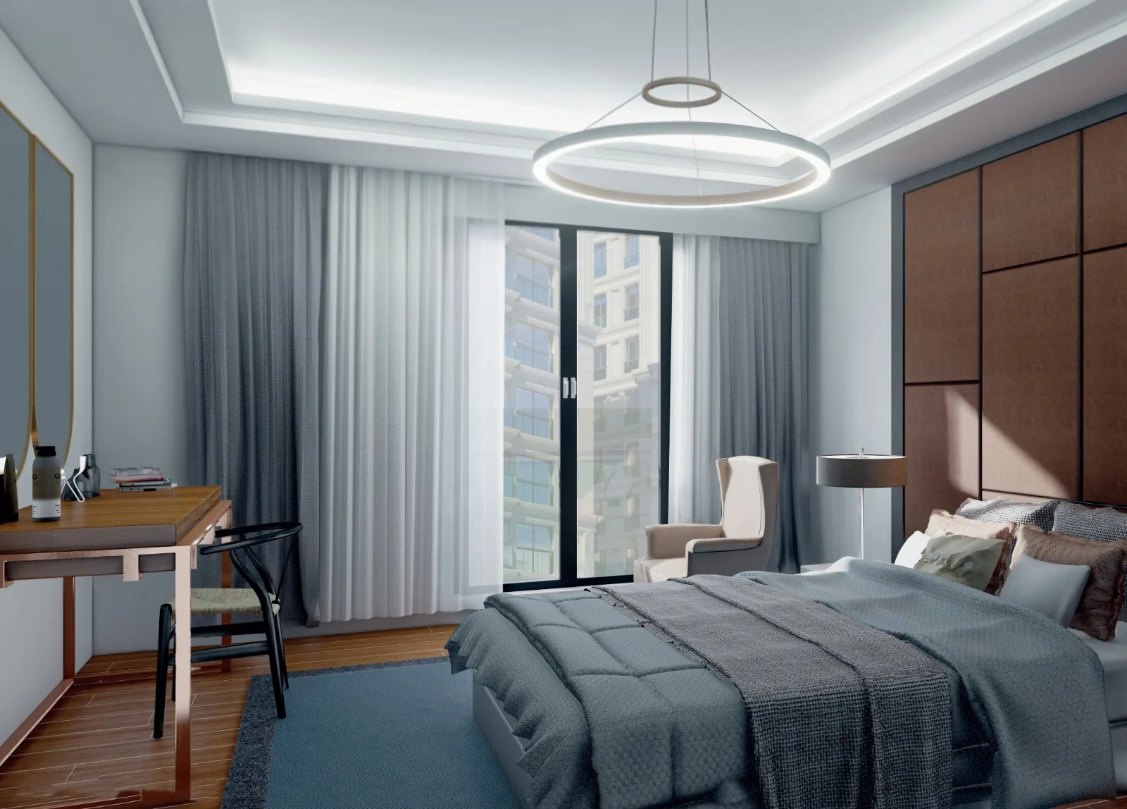 Gaziosmanpaşa 3+1 — 101 m² Net with Forest and City Views — 13