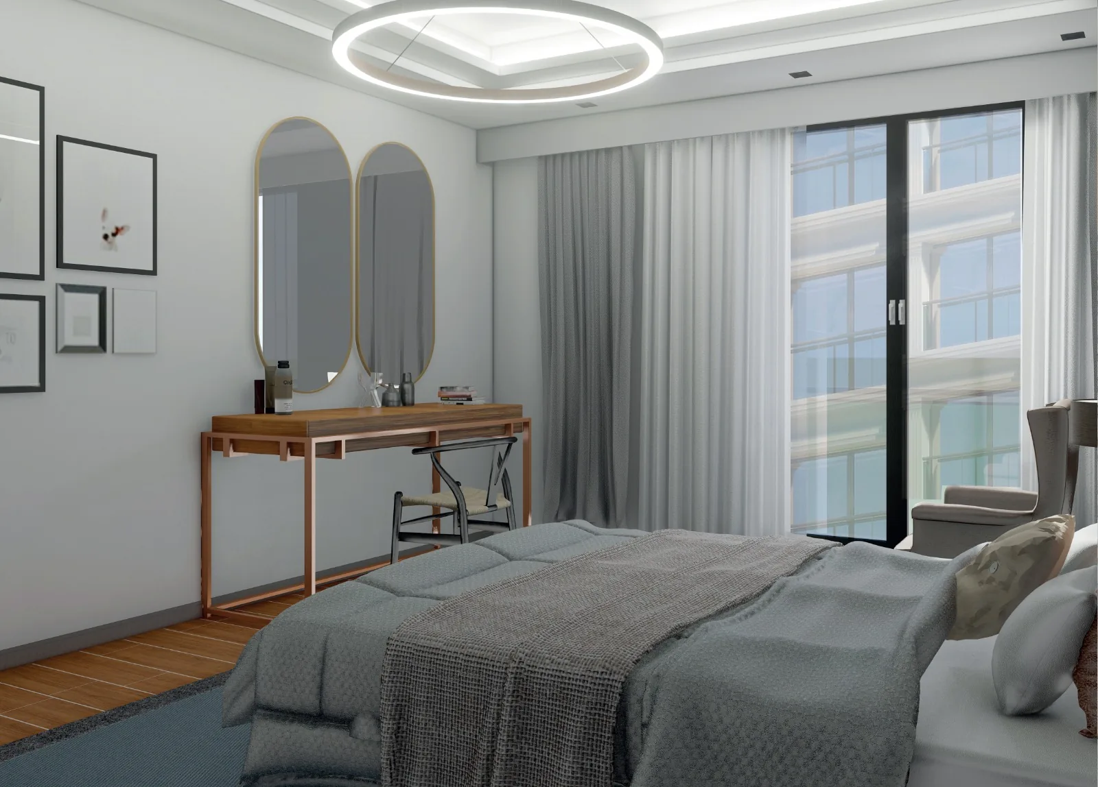 Gaziosmanpaşa 3+1 — 101 m² Net with Forest and City Views — 14