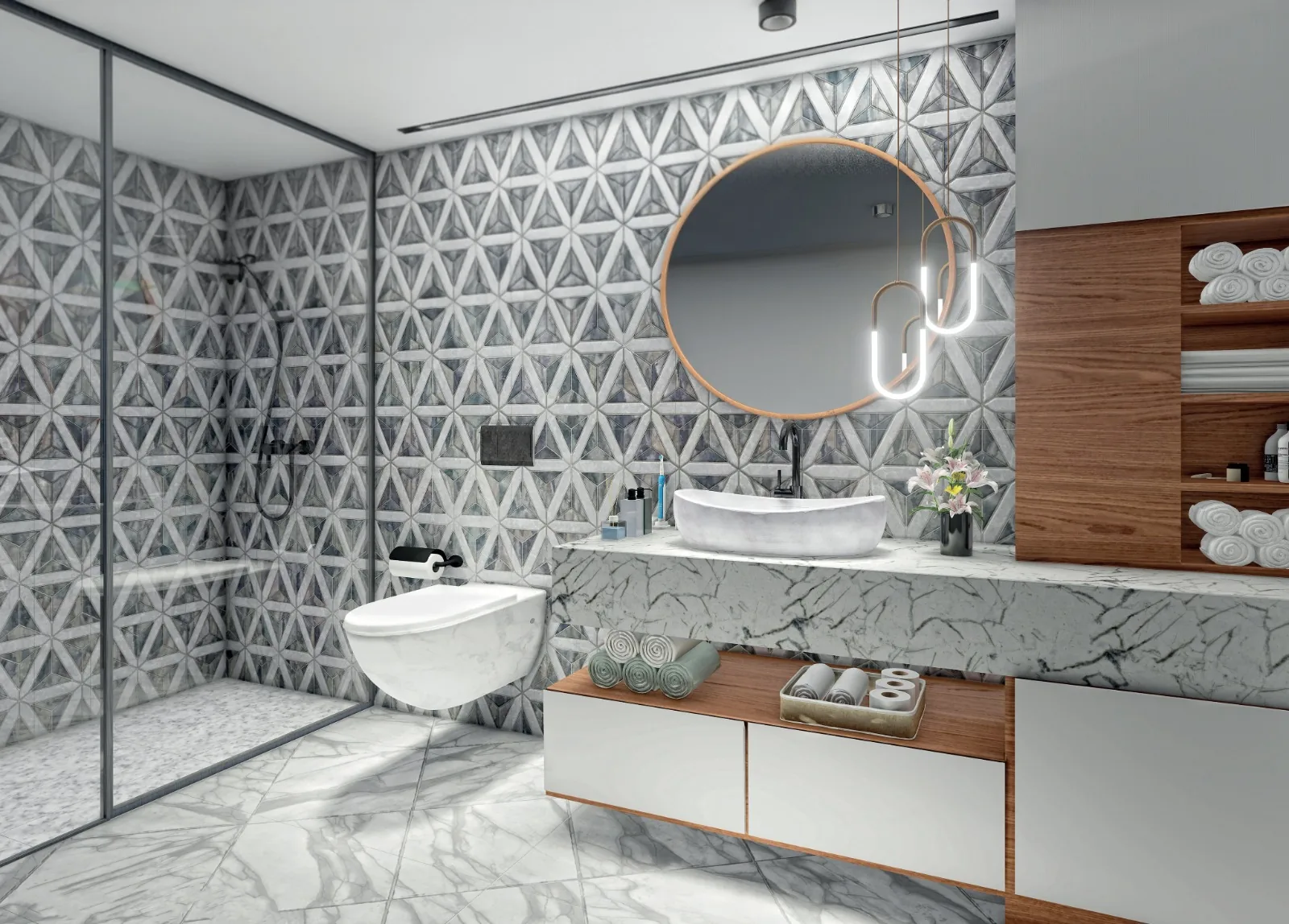 Gaziosmanpaşa 3+1 — 101 m² Net with Forest and City Views — 16