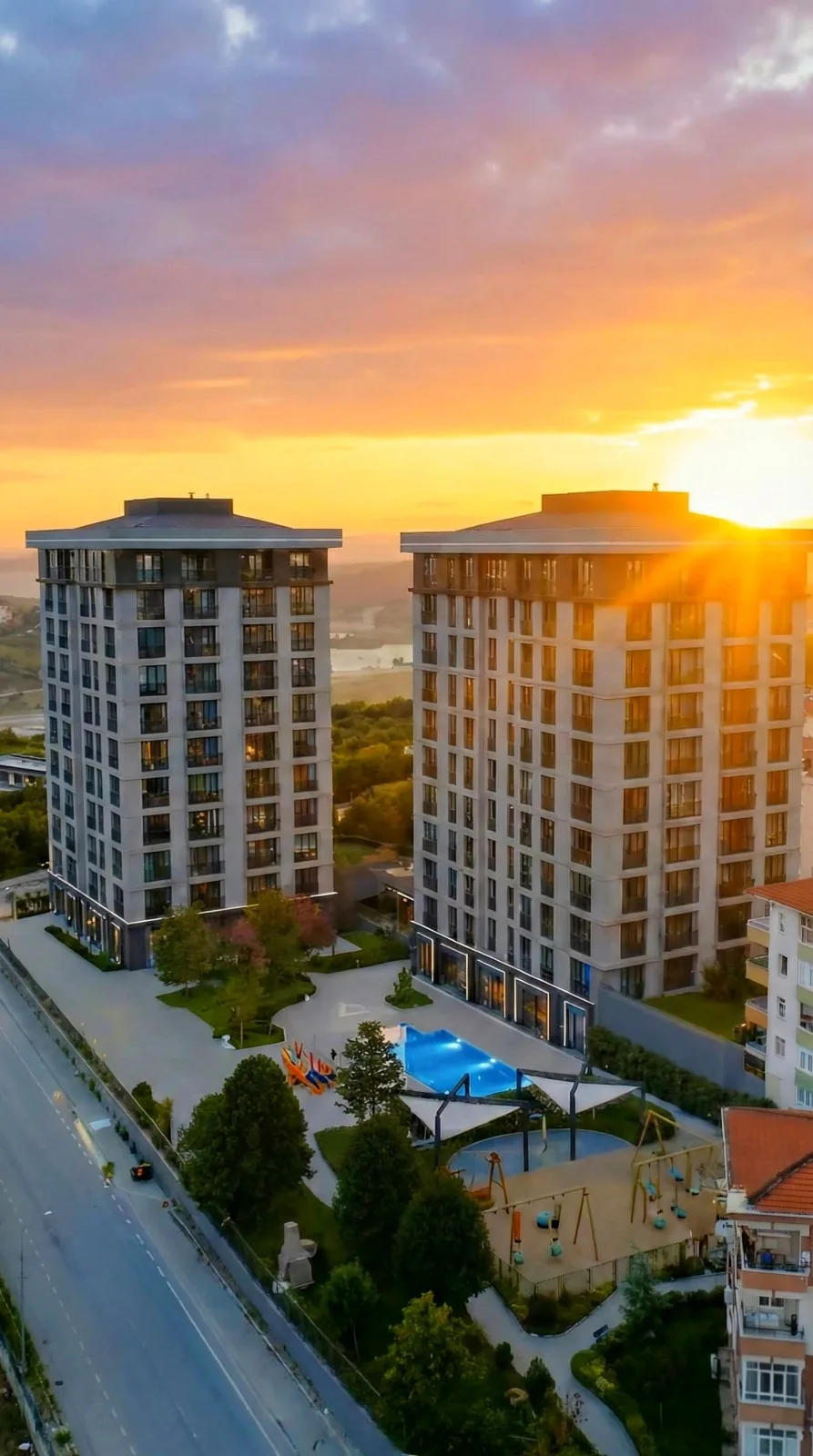 Gaziosmanpaşa 3+1 — 101 m² Net with Forest and City Views — 2