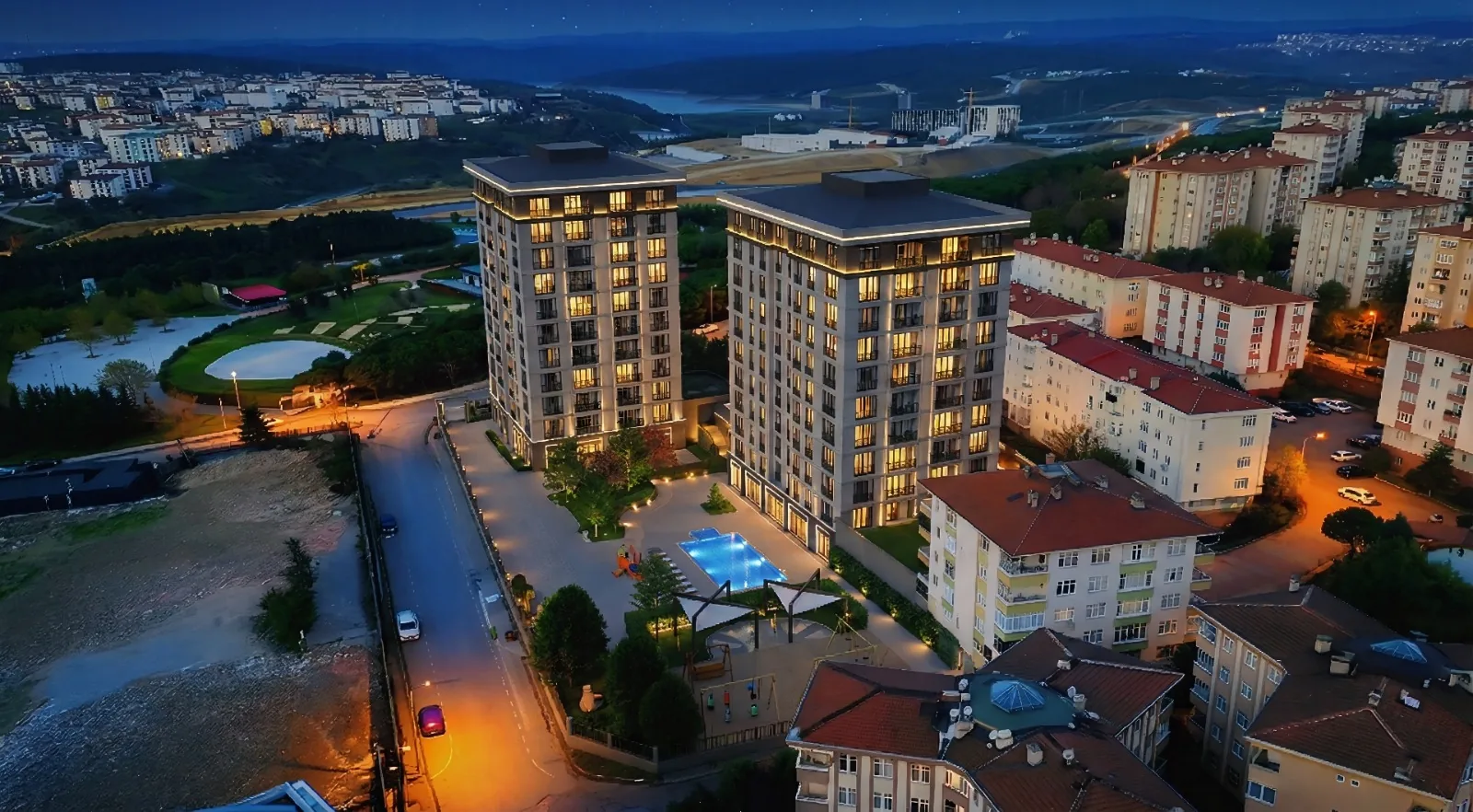 Gaziosmanpaşa 3+1 — 101 m² Net with Forest and City Views — 7