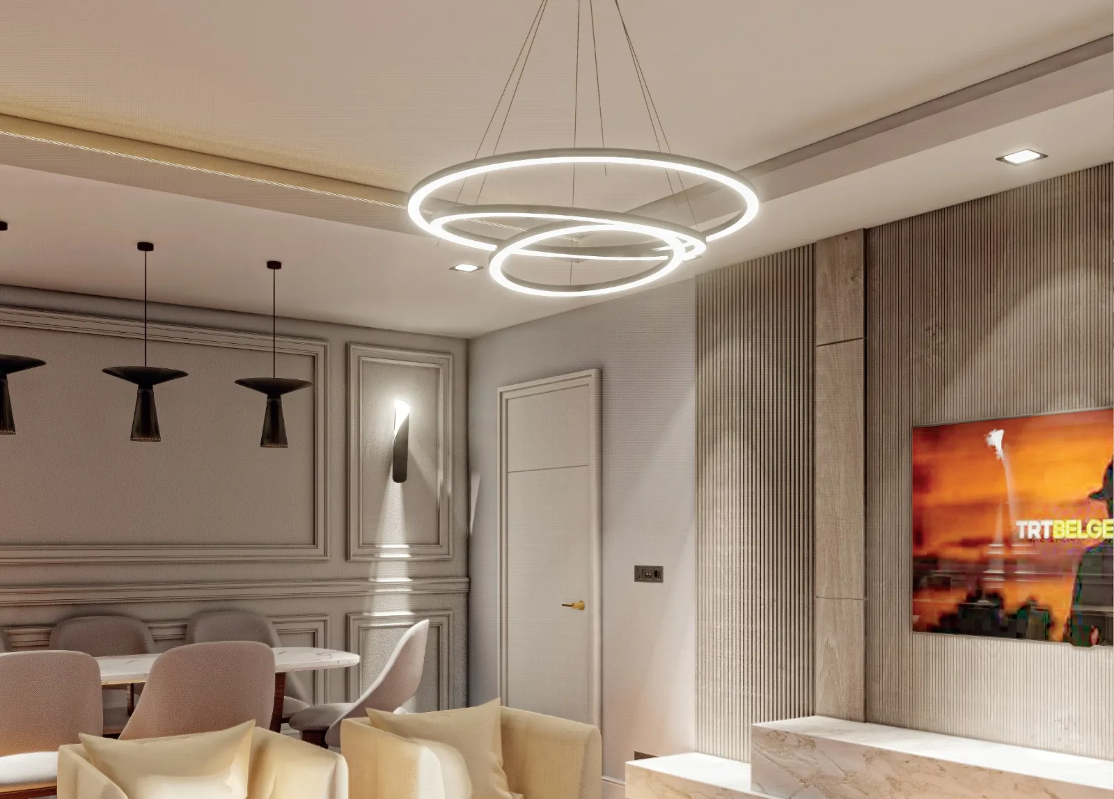 Gaziosmanpaşa 3+1 — 101 m² Net with Forest and City Views — 9