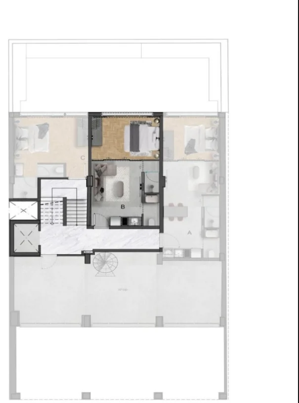 Keramikos, Athens — 1+1 Apartments and Penthouses a Short Walk from the Acropolis — L1‑B — 30.00 m² (1st floor)