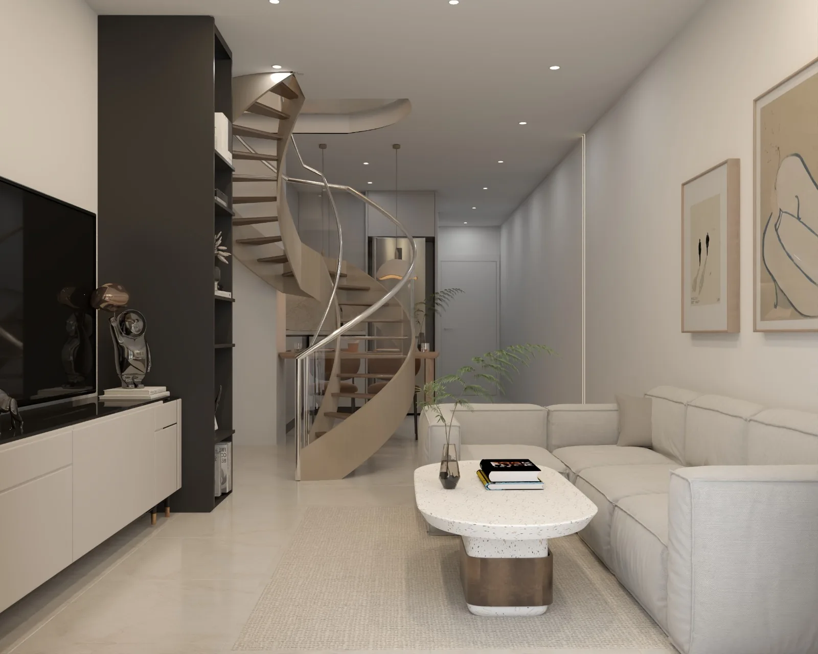Peristeri, Atina — Ticariden Konuta Dönüşüm Projesinde On Üç Eşyalı Daire — 16