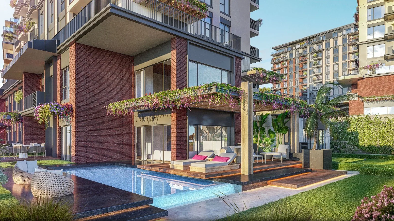 Yeni Levent, Sarıyer — Peyzajlı Bir Yerleşimde 1+1'den 4+1'e Konutlar — 5
