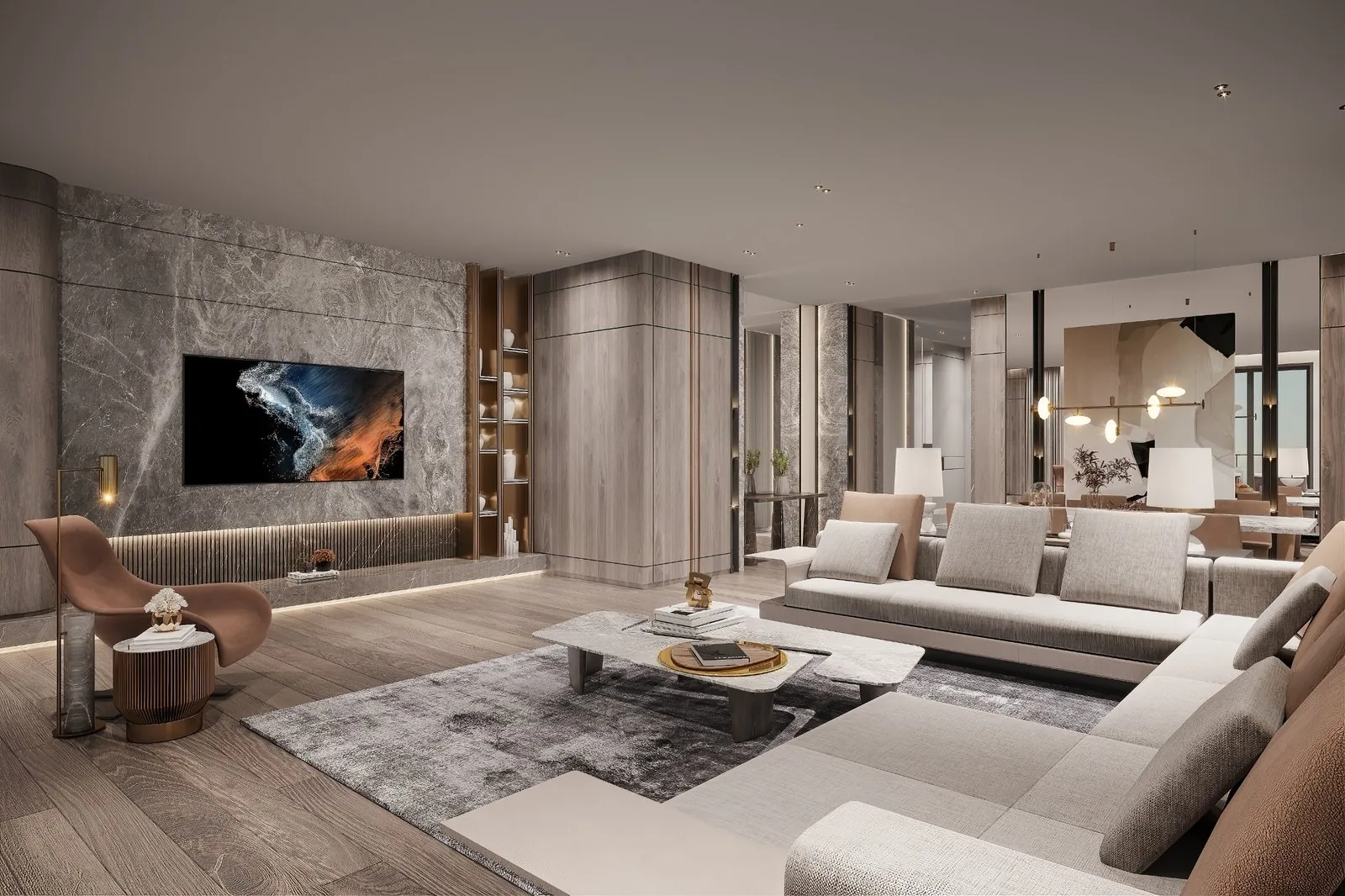 Yeni Levent, Sarıyer — Peyzajlı Bir Yerleşimde 1+1'den 4+1'e Konutlar — 6